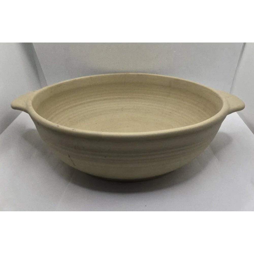 Emerson Creek Pottery King Arthur Flour Bowl  Baking Company Bedford VA-8”W